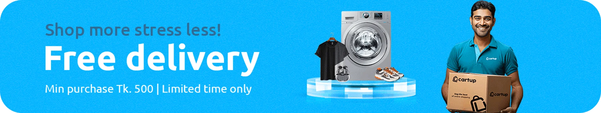 cartup free delivery