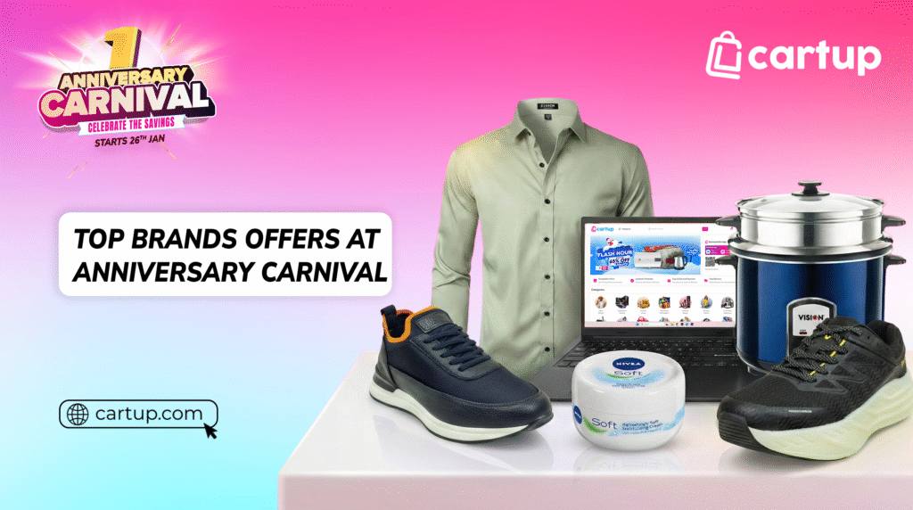 Top Brands Discounts at Cartup Anniversary Carnival
