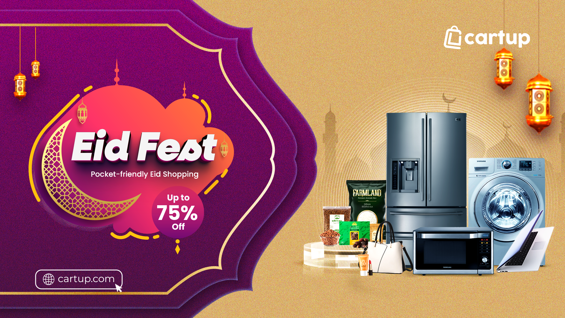 Eid Off Cartup Eid Fest 2026: Free Delivery | Up to 75% Off